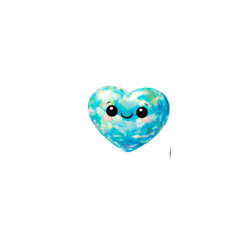 Aquamarine Heart